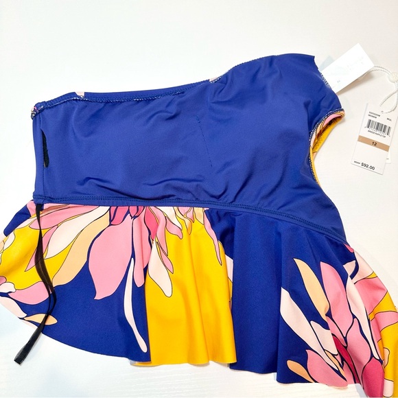 Trina Turk Breeze Asymmetrical Off The Shoulder Top - Picture 12 of 16